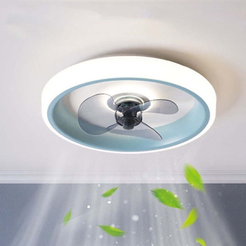 Ventilateur de plafond moderne avec lumières et télécommande