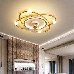 Ventilateurs de plafond modernes Éclairage intérieur Salle à manger