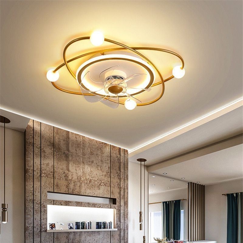 Ventilateurs de plafond modernes Éclairage intérieur Salle à manger