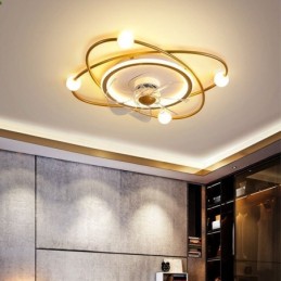Ventilateurs de plafond modernes Éclairage intérieur Salle à manger