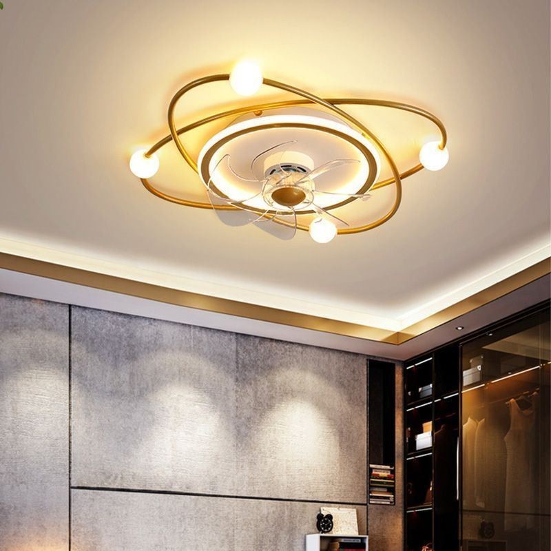 Ventilateurs de plafond modernes Éclairage intérieur Salle à manger