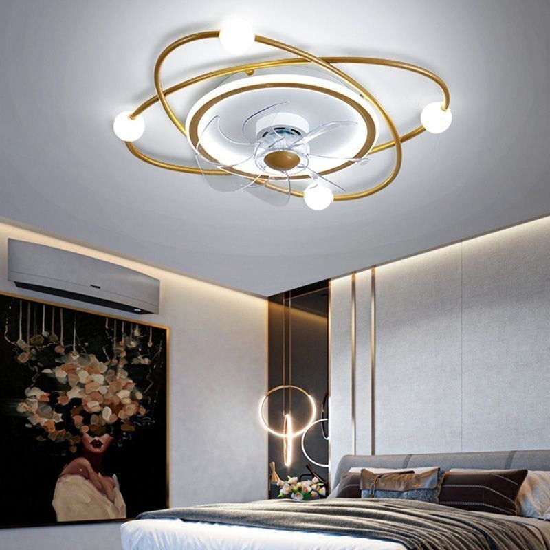Ventilateurs de plafond modernes Éclairage intérieur Salle à manger