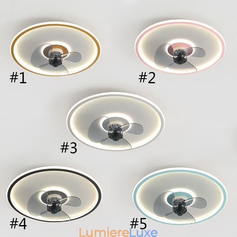 Ventilateur de plafond Macaron avec télécommande