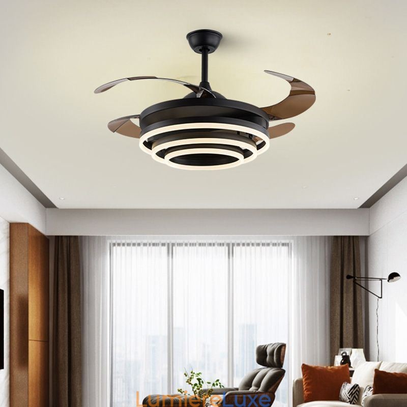 Lustre à ventilateur à onduleur créatif