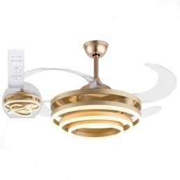 Lustre à ventilateur à onduleur créatif