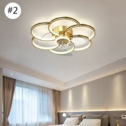 Ventilateurs de plafond avec lumières Lustre Ventilateur
