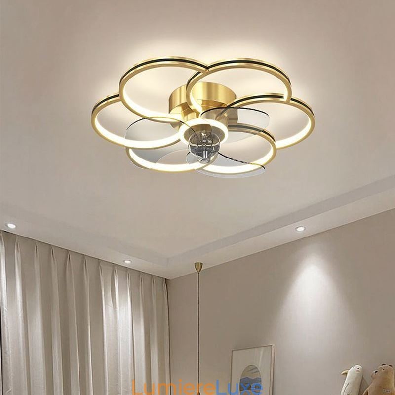Ventilateurs de plafond avec lumières Lustre Ventilateur