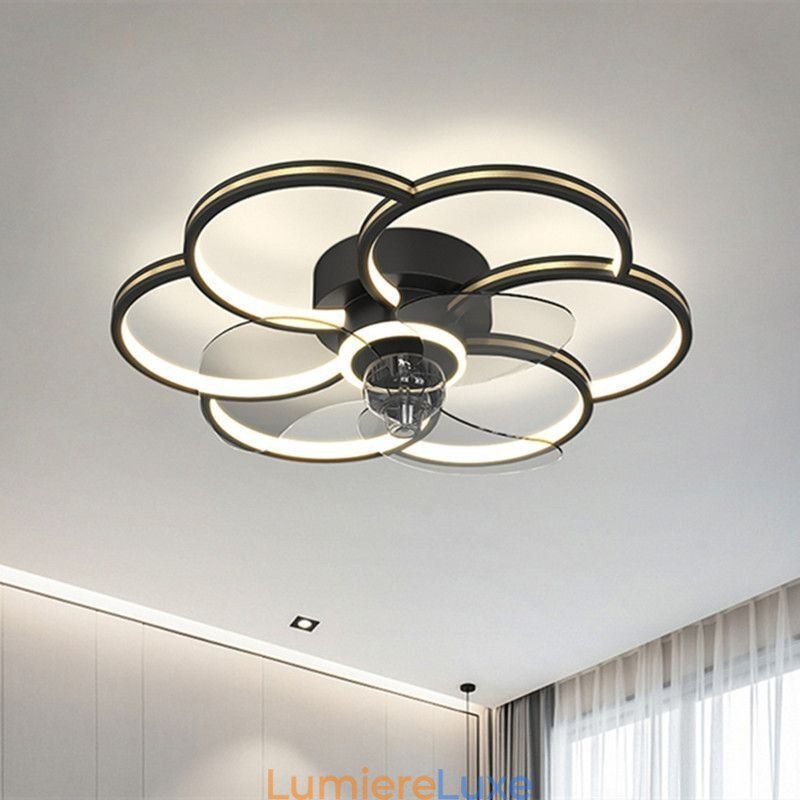 Ventilateurs de plafond avec lumières Lustre Ventilateur