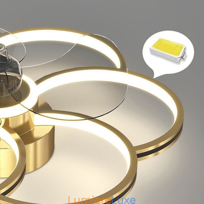 Ventilateurs de plafond avec lumières Lustre Ventilateur