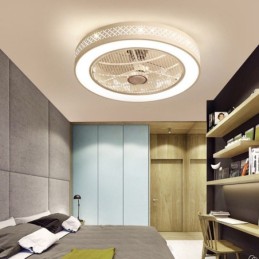 Ventilateur de plafond ultra fin et invisible avec lumière