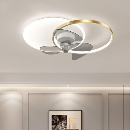 Plafonnier avec ventilateur et luminaires Art déco modernes Plafonnier avec ventilateur et luminaires Art déco modernes