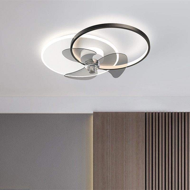 Plafonnier avec ventilateur et luminaires Art déco modernes