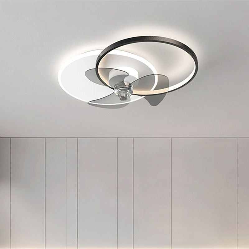 Plafonnier avec ventilateur et luminaires Art déco modernes
