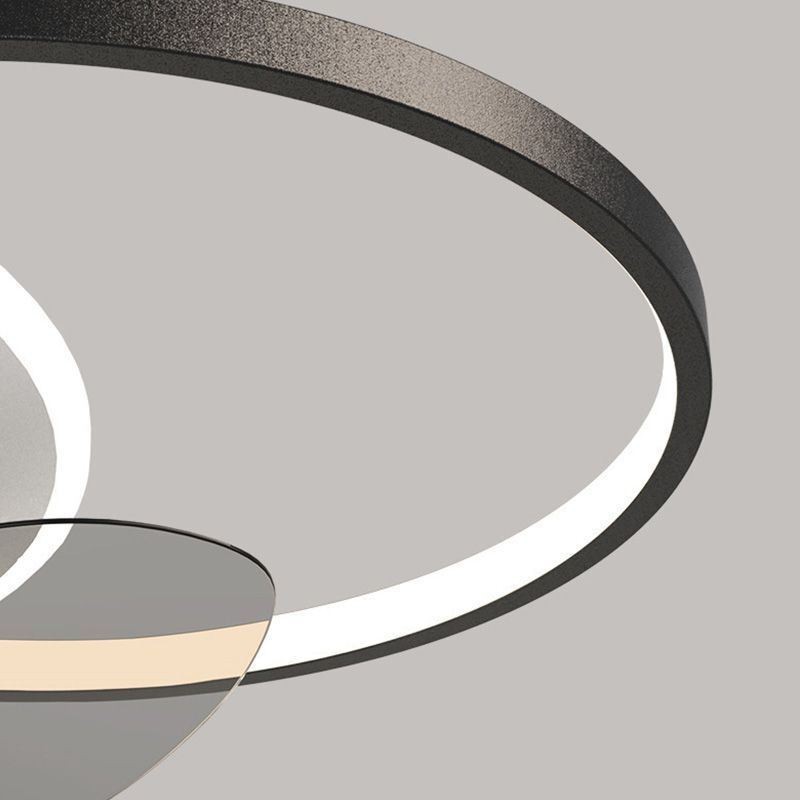 Plafonnier avec ventilateur et luminaires Art déco modernes