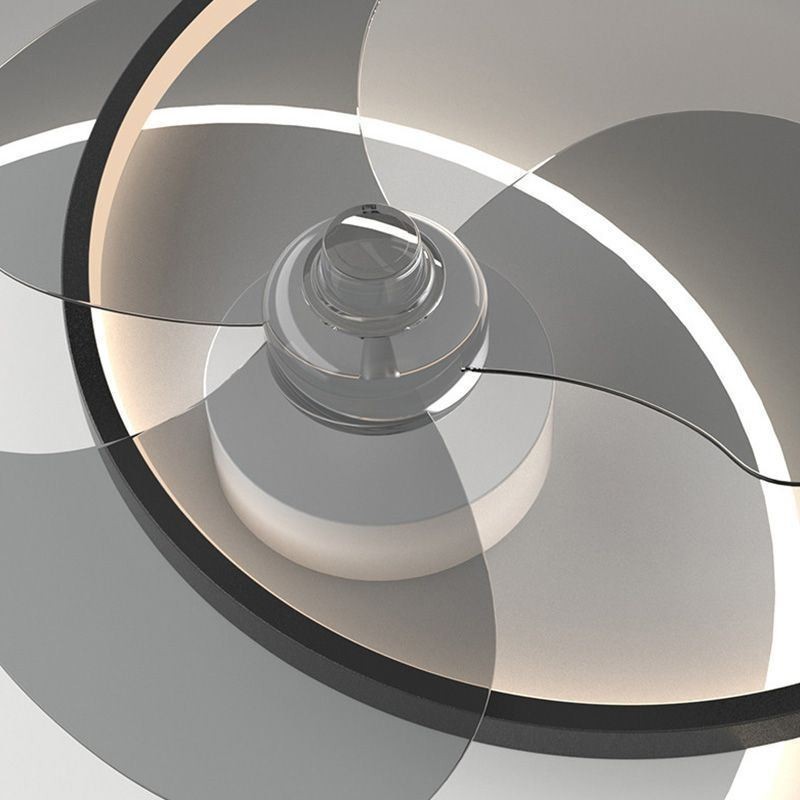 Plafonnier avec ventilateur et luminaires Art déco modernes