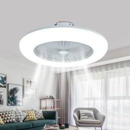 Ventilateur de plafond trichromatique à intensité variable avec télécommande 3 vitesses
