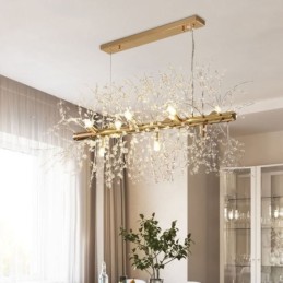 Lampe suspendue moderne en forme de feu d'artifice
