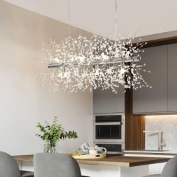 Lampe suspendue moderne en forme de feu d'artifice