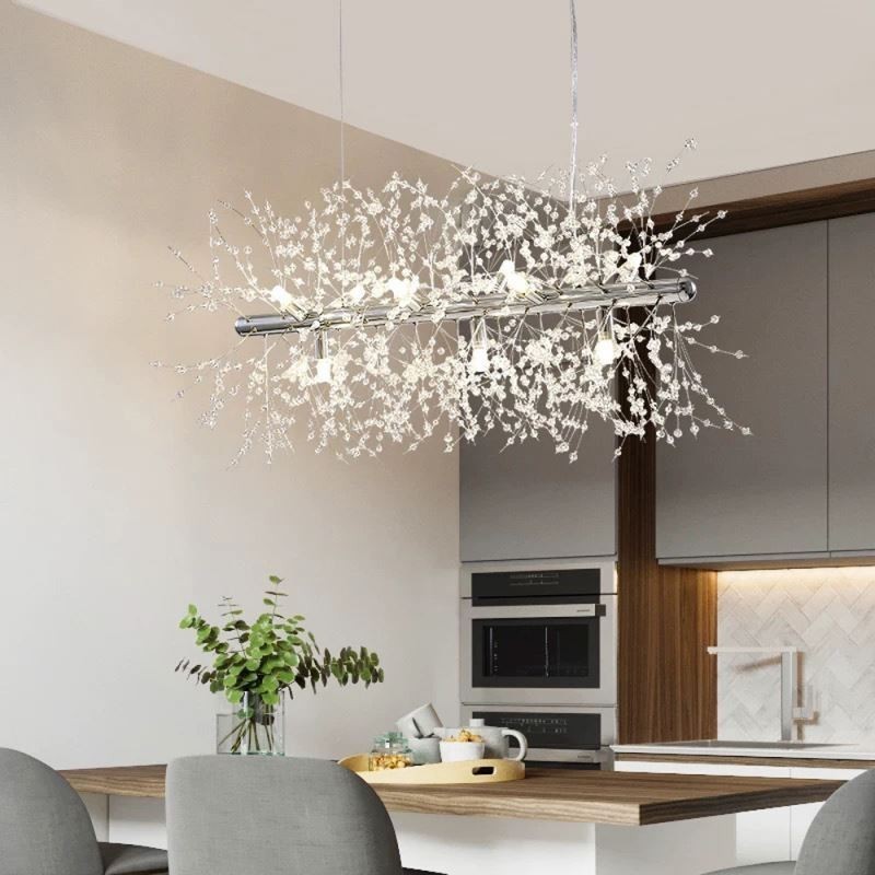 Lampe suspendue moderne en forme de feu d'artifice