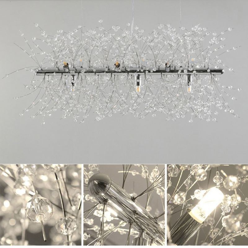 Lampe suspendue moderne en forme de feu d'artifice
