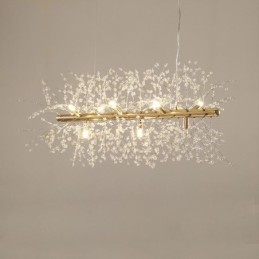 Lampe suspendue moderne en forme de feu d'artifice