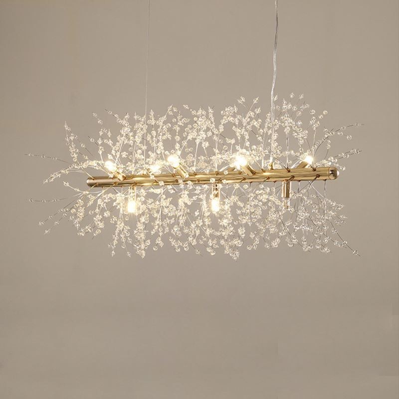 Lampe suspendue moderne en forme de feu d'artifice