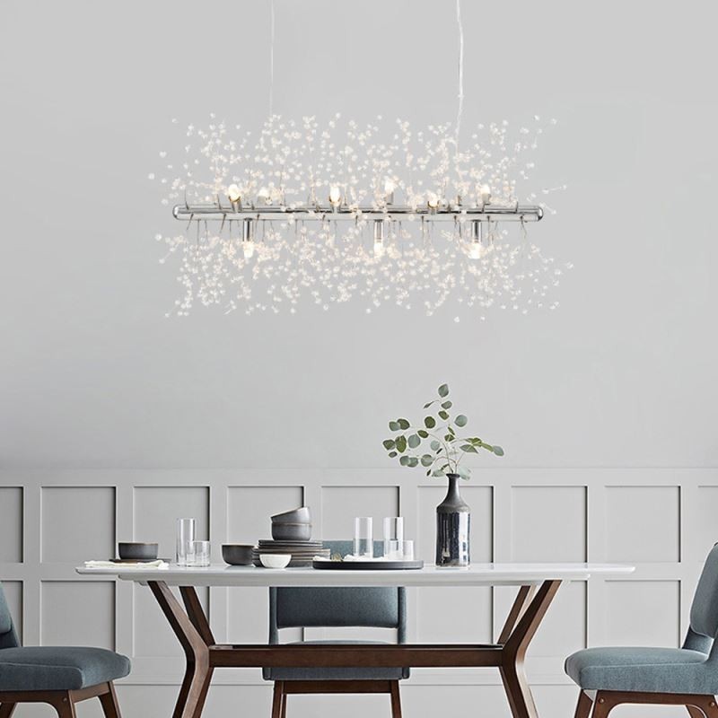 Lampe suspendue moderne en forme de feu d'artifice