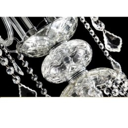 Lustre en cristal européen, plafonnier décoratif en cristal avec 65 lumières