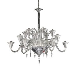 Lustre décoratif européen en cristal avec 18 lumières