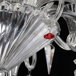 Lustre décoratif européen en cristal avec 18 lumières