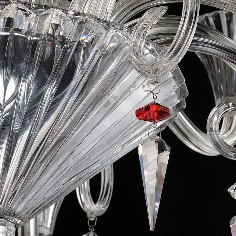 Lustre décoratif européen en cristal avec 18 lumières