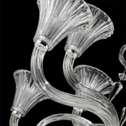 Lustre décoratif européen en cristal avec 12 lumières