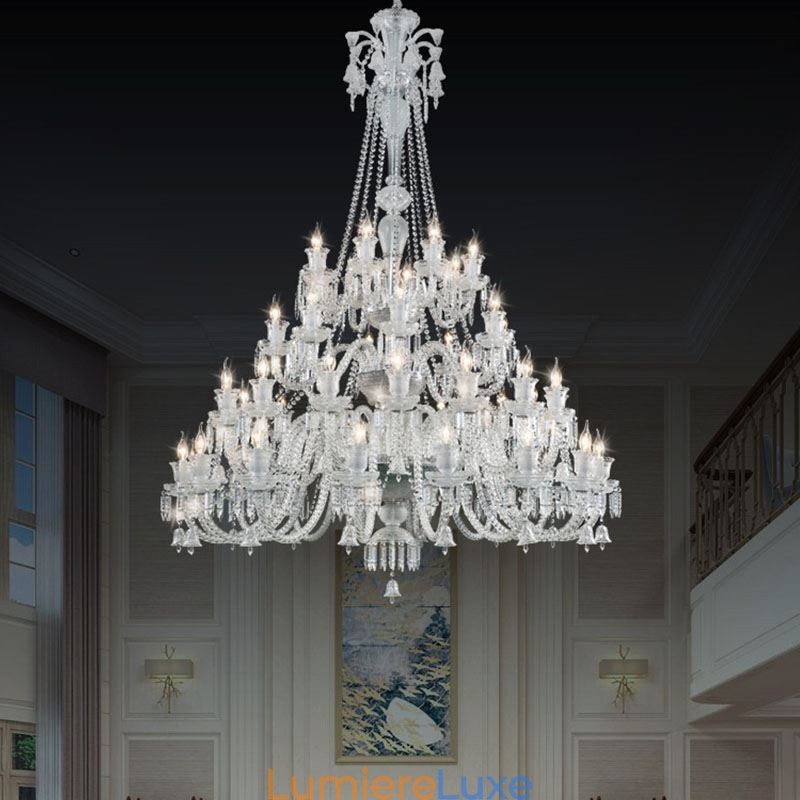 Lustre européen en cristal avec 48 lumières