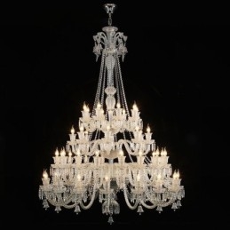 Lustre européen en cristal avec 48 lumières