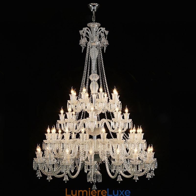Lustre européen en cristal avec 48 lumières