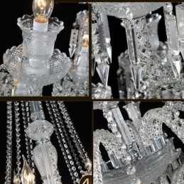 Lustre européen en cristal avec 48 lumières