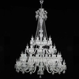 Lustre européen en cristal avec 48 lumières