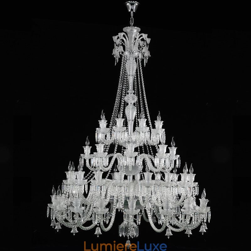 Lustre européen en cristal avec 48 lumières
