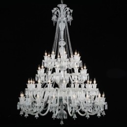 Lustre européen en cristal avec 48 lumières