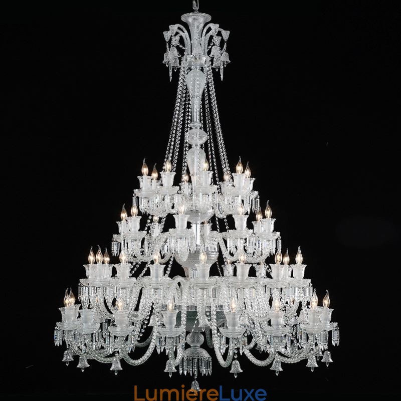 Lustre européen en cristal avec 48 lumières
