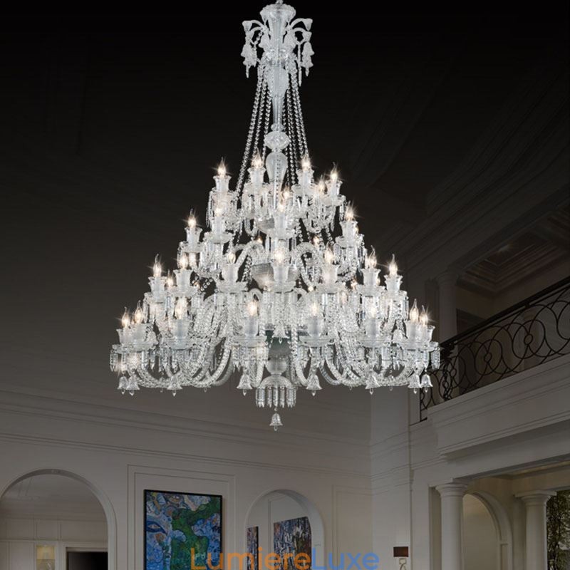 Lustre européen en cristal avec 48 lumières