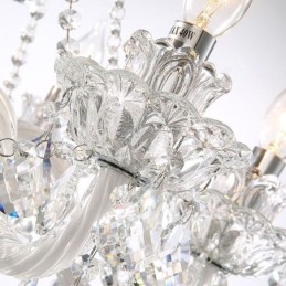 Lustre européen en cristal avec 32 lumières, plafonnier décoratif de luxe