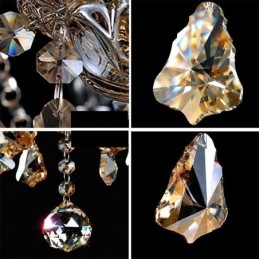 Lustre européen en cristal avec 30 lumières décoratives