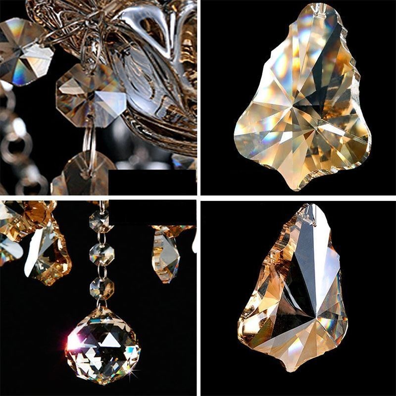 Lustre européen en cristal avec 30 lumières décoratives