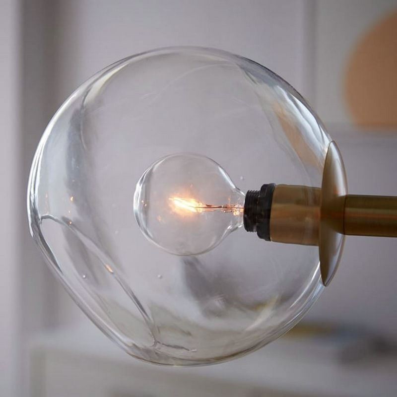 Lampe suspendue contemporaine Magic Bean simple à 8 lumières