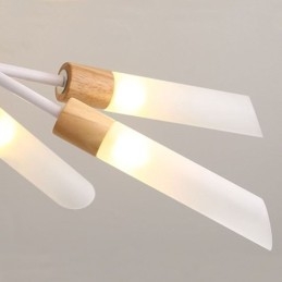 Suspension nordique moderne en bois massif