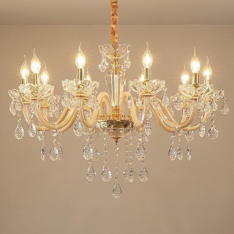 Lustre en cristal élégant de style européen