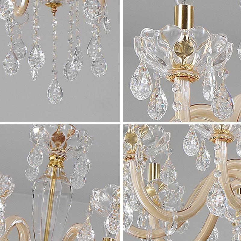 Lustre en cristal élégant de style européen