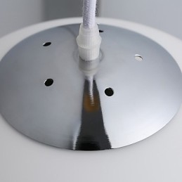 Lustre en bois et bambou de style mini contemporain moderne
