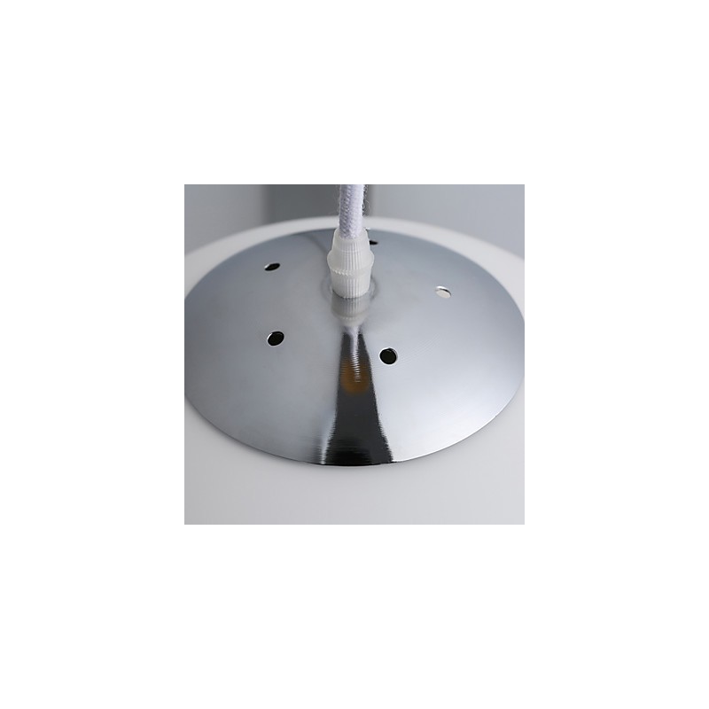 Lustre en bois et bambou de style mini contemporain moderne